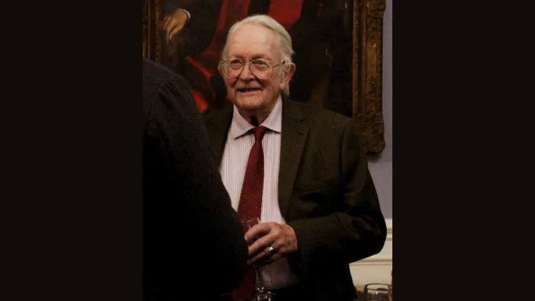 Jack Spence at his King's retirement celebration, 2022