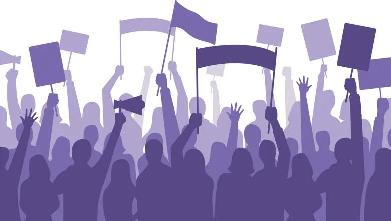 Protest illustration