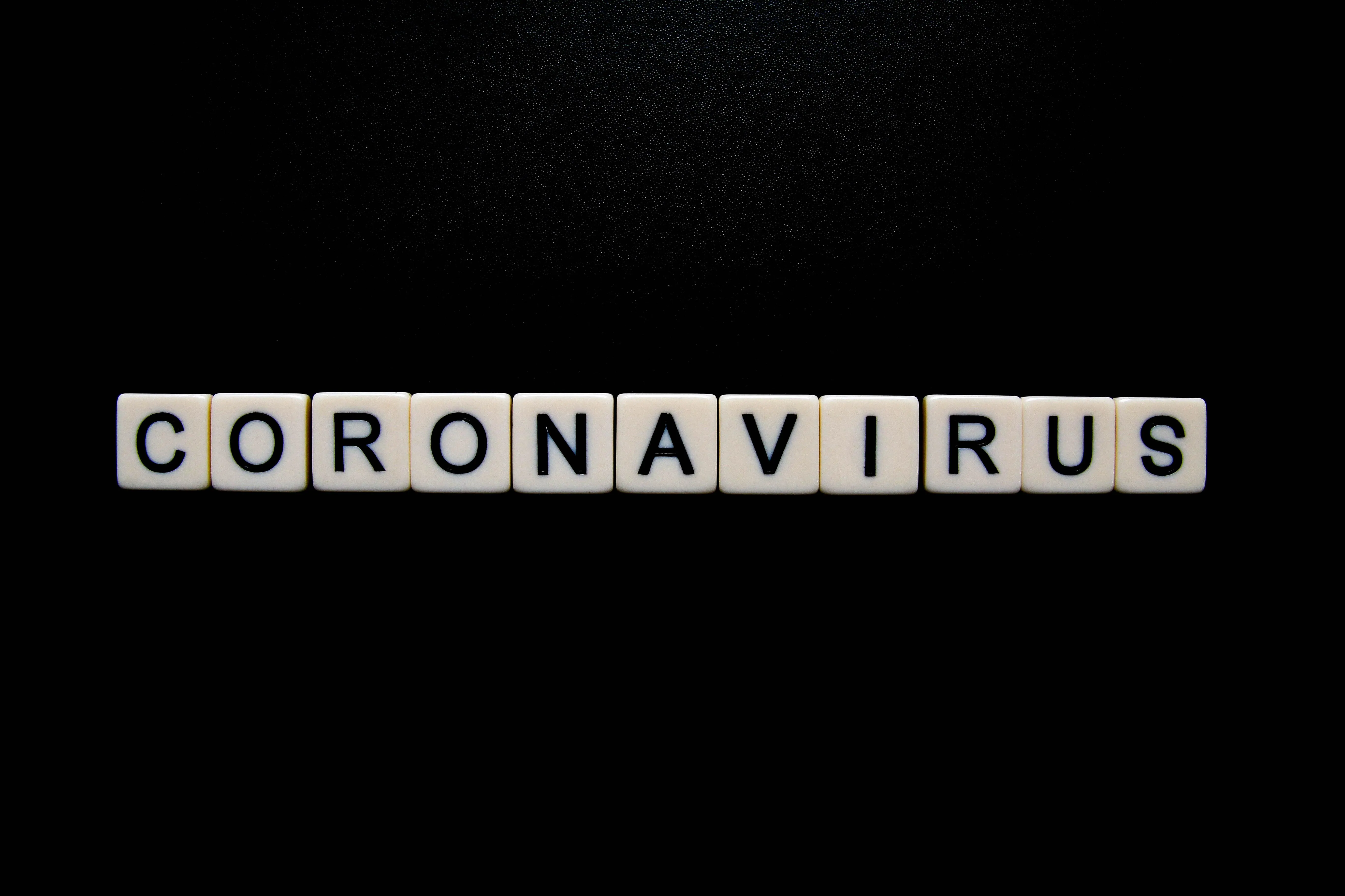 Coronavirus letter tiles