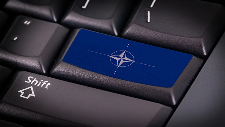 Nato symbol on a keyboard
