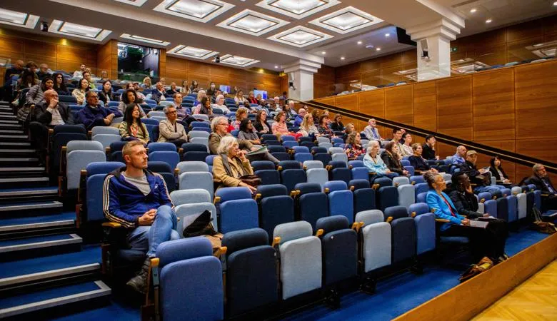 Audience at the 2023 David Hobman Lecture by Professor Thomas Sc