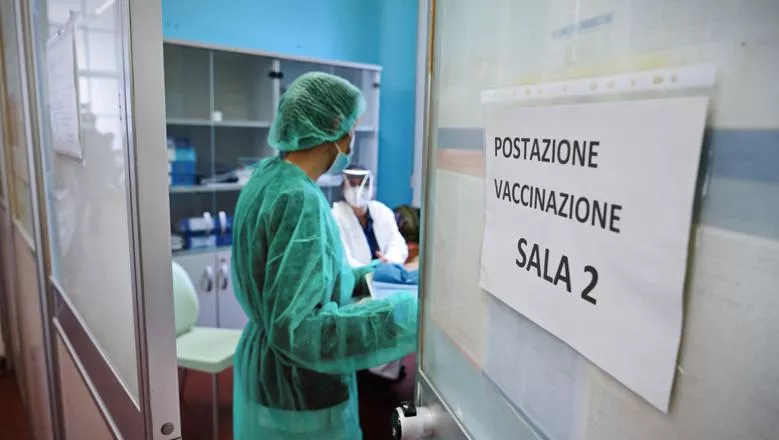 Coronavirus vaccination centre Turin
