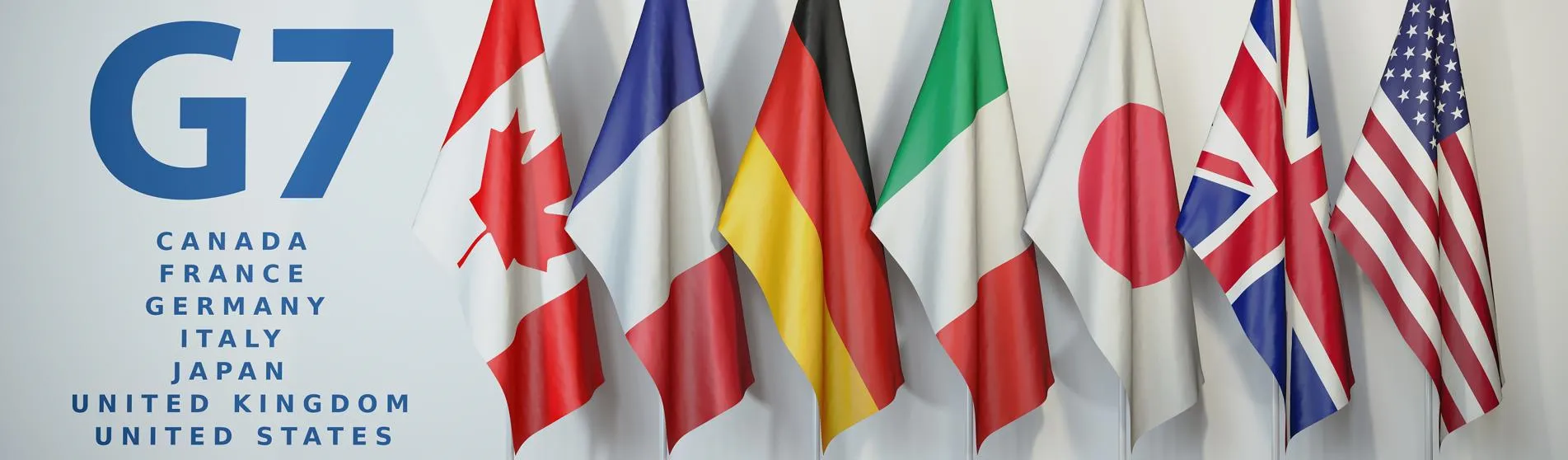 G7 Summit Flags