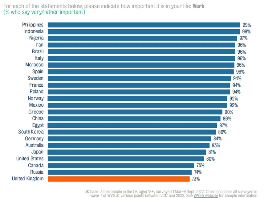 How important is work_Policy institute_King's college london 2023