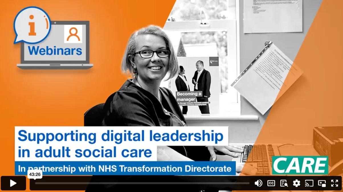 Skills for Care webinar_Supporting digital leadership in adult social care