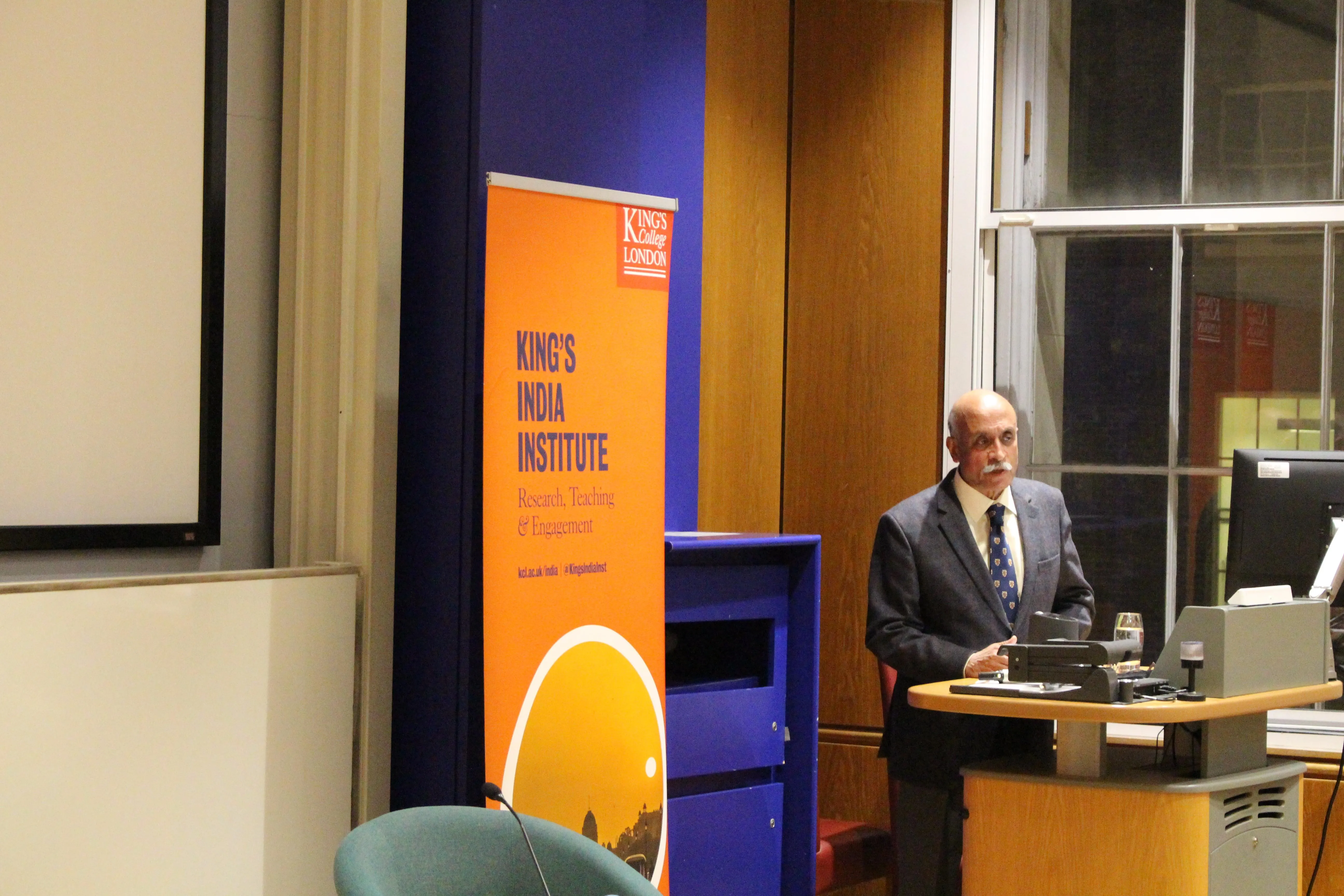 Prof Madhavan K Palat delivering the Nehru Memorial lecture 2023