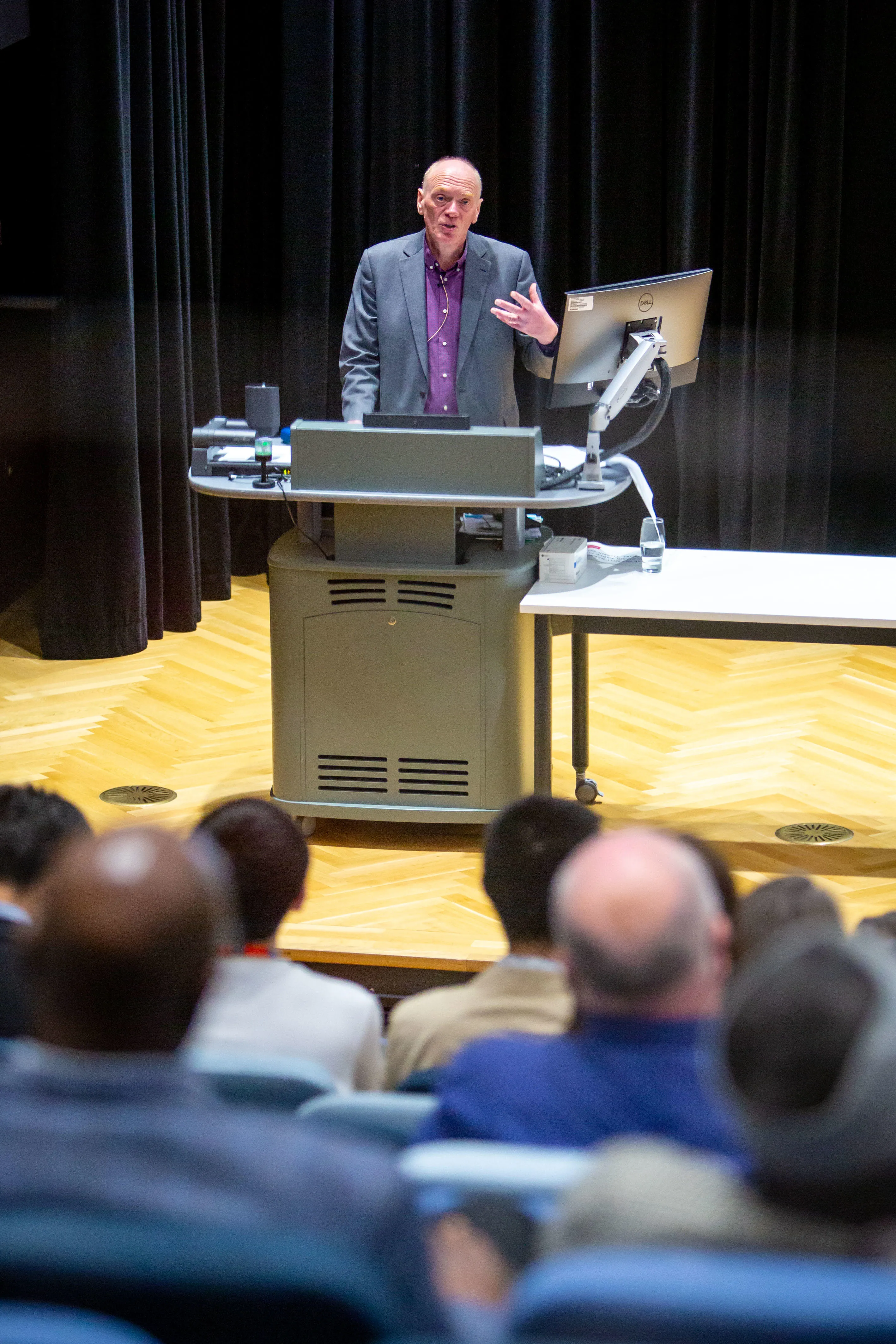 Professor Thomas Scharf delivering the 2023 David Hobman Lecture at the Institute of Gerontology. 