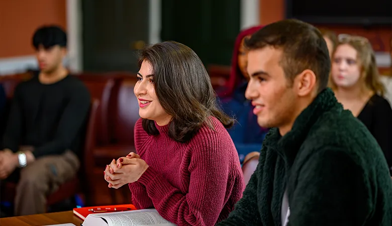 students in seminar