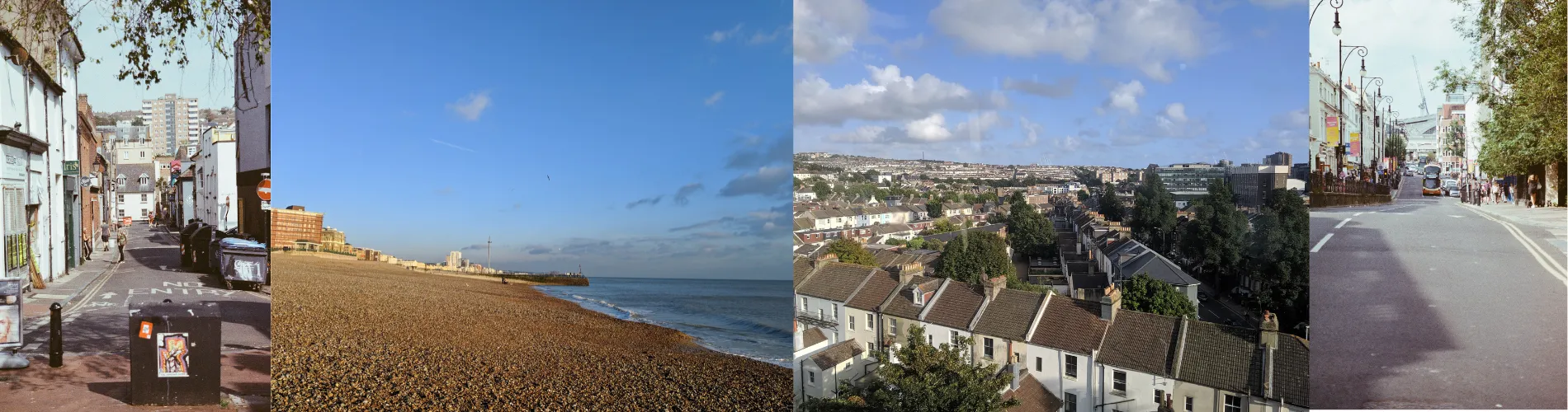 Collage of Brighton images.