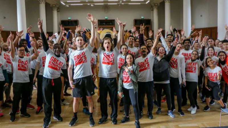 An group image at a King's Sport event