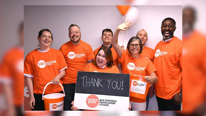 Centrepoint staff saying thank you