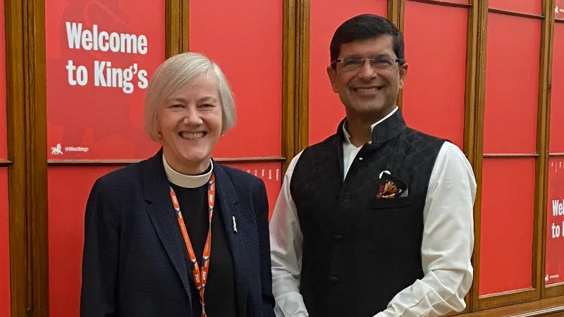 President & Principal Professor Shitij Kapur and the Dean Dr Ellen Clark-King