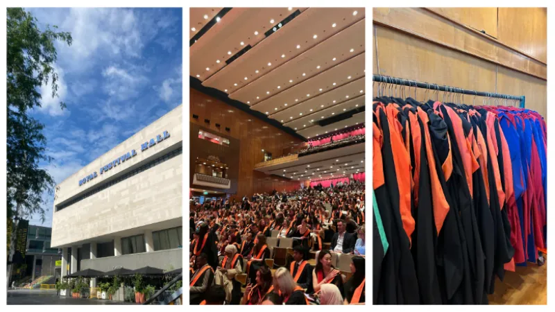 Royal Festival Hall graduations