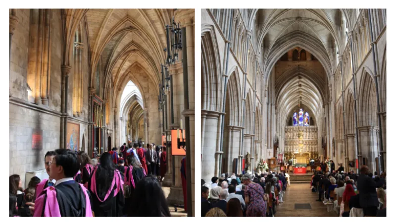 Southwark Cathedral graduation ceremony