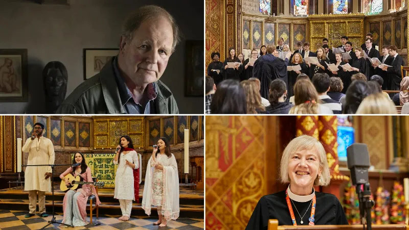 Photo collage of images from King’s Opening of Year Ceremony