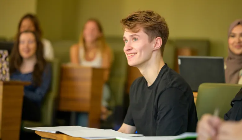 Students in a classroom setting