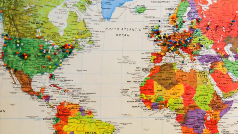Hero map of the world