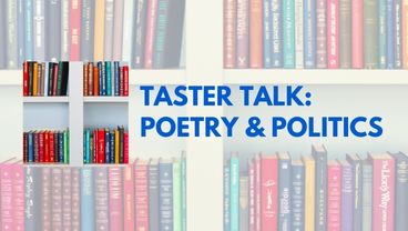 Taster: Poetry as a political weapon