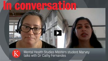 In conversation Dr Cathy Fernandes with Marvey