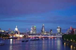 the City of London skyline