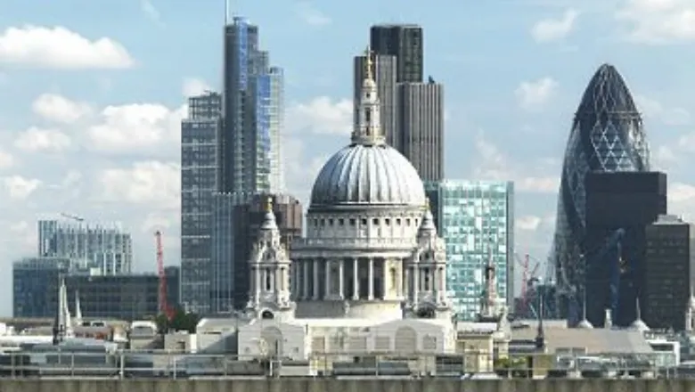 london skyline st pauls