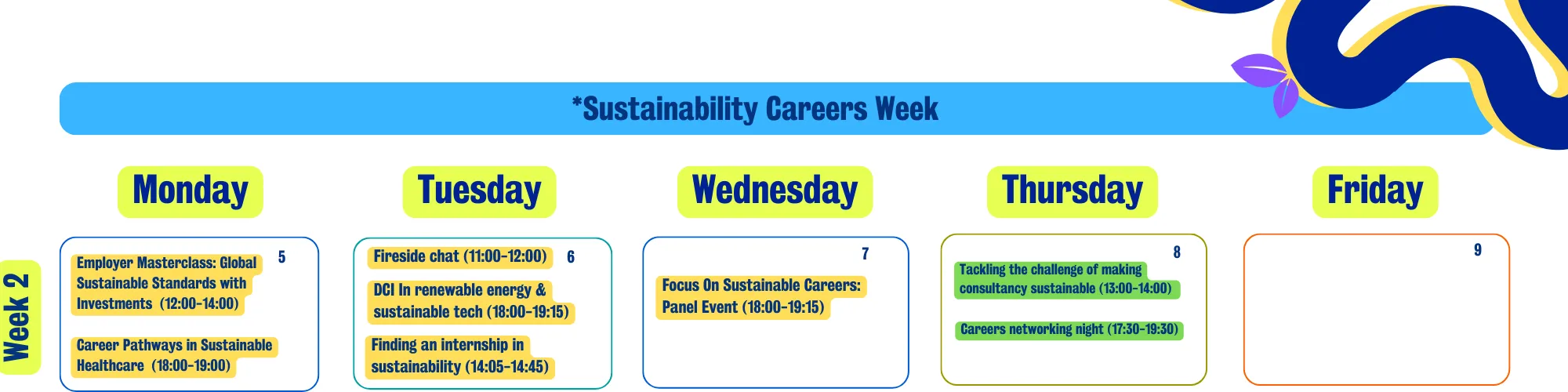 Climate & Sustainability Month 2024 King's College London