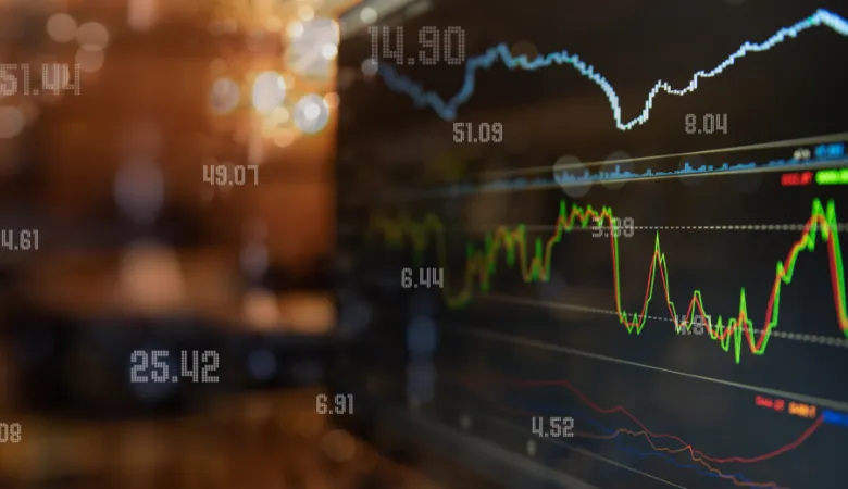 Image of graphs with numbers over it