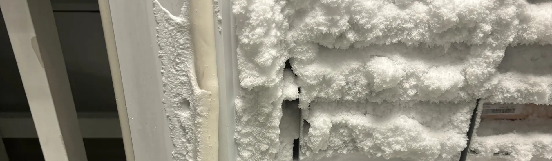 ULT freezer door with ice hero