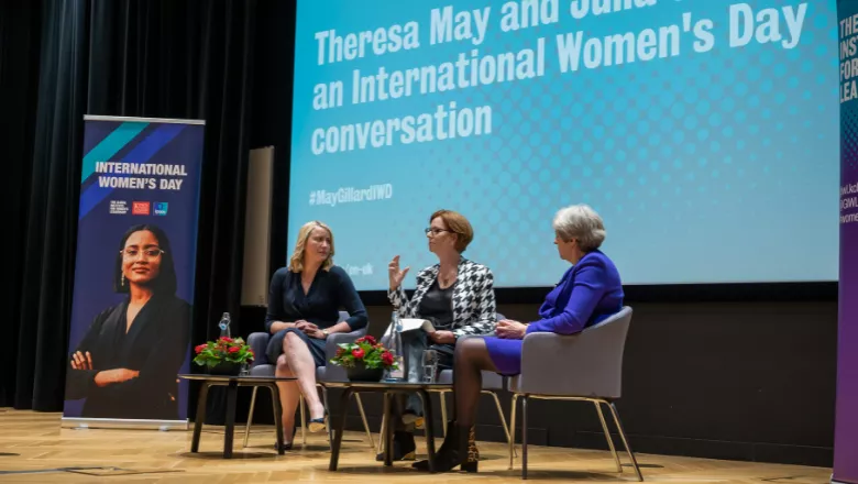 Kelly Beaver, Julia Gillard & Theresa May 