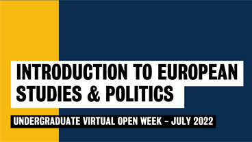Introduction to European Studies and Politics